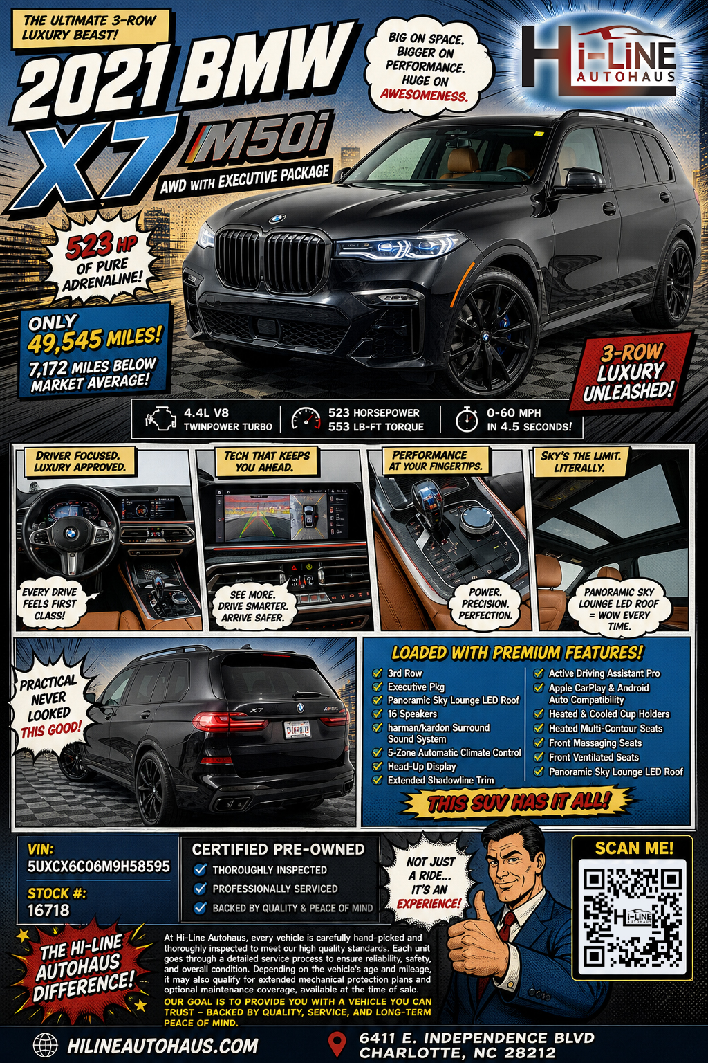 2021 BMW X7 M50i