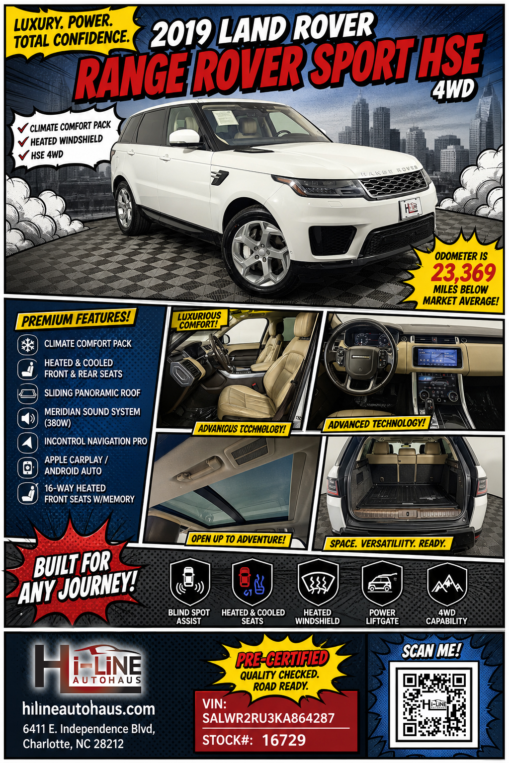 2019 Land Rover Range Rover Sport HSE
