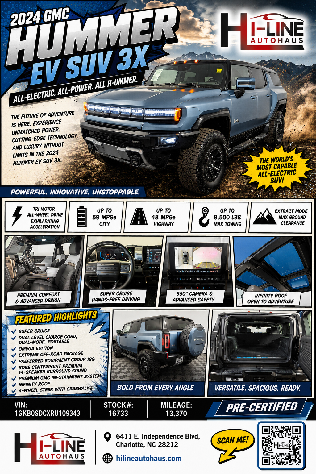 2024 GMC Hummer EV SUV 3X
