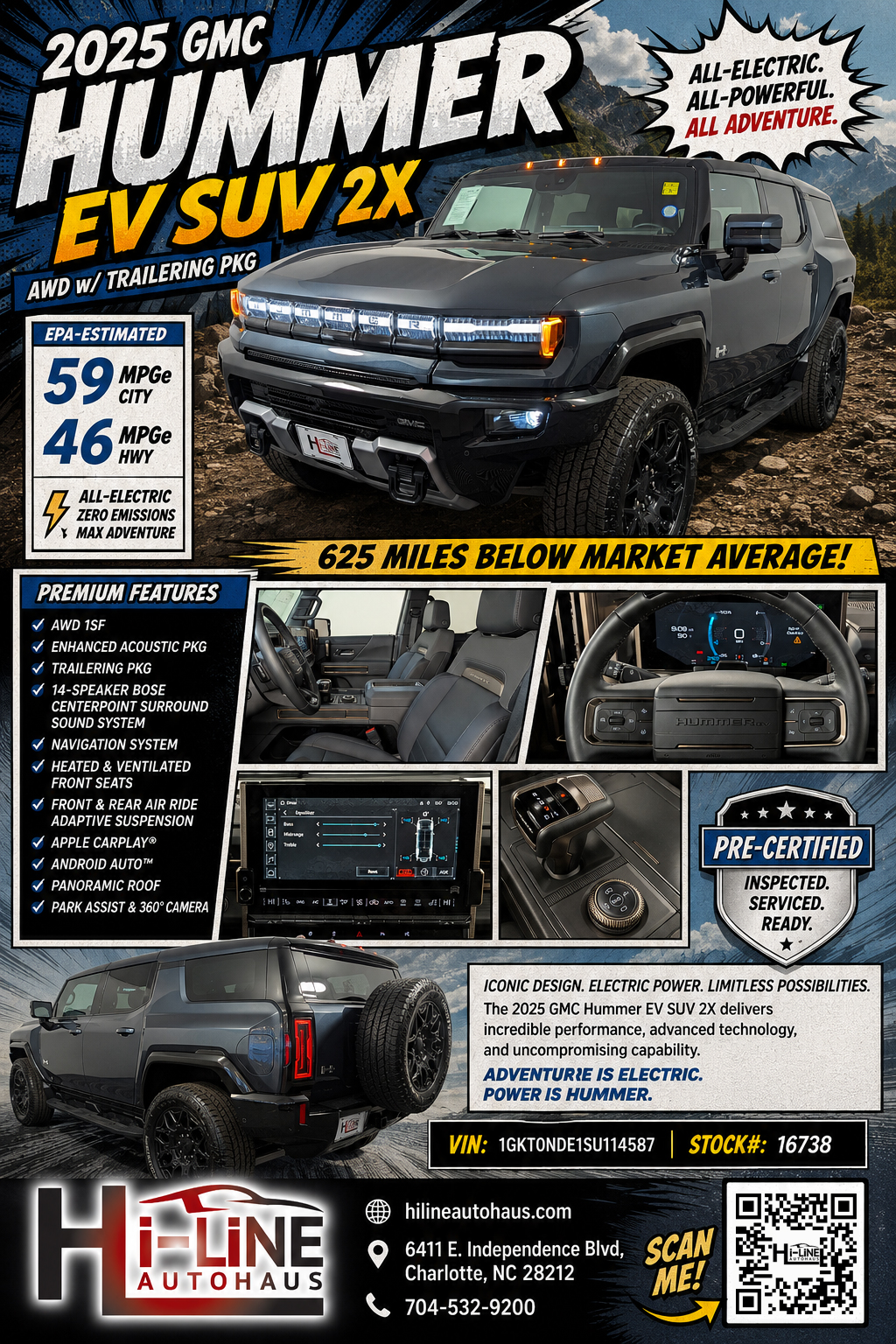 2025 GMC Hummer EV SUV 2X